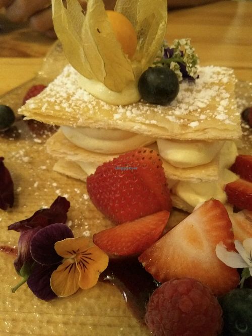 milhojas at La Voladora in Alicante