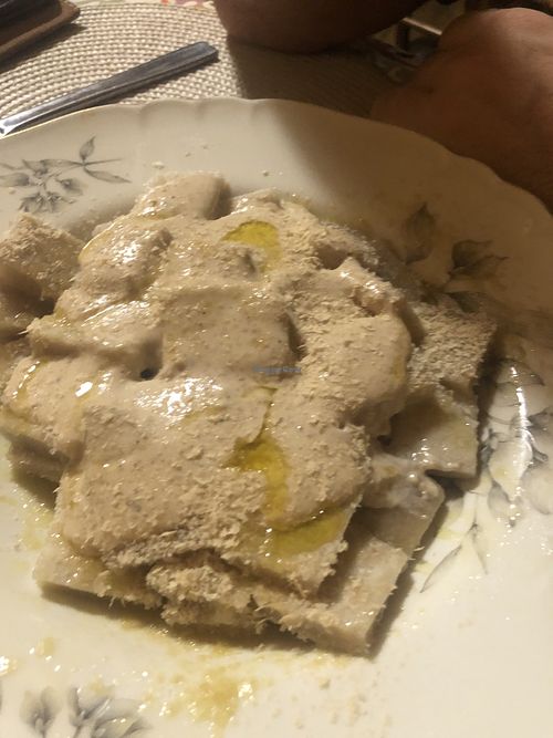 Tessaroli al sugo di noci  #Veganuary at In Unzaja in Savona