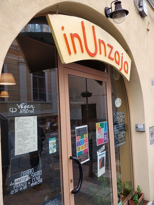 From the outside at In Unzaja in Savona