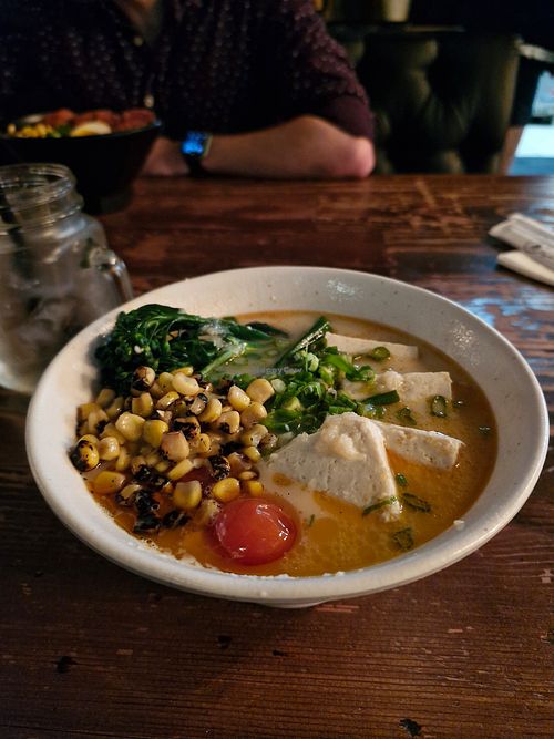 Creamy vegan at Beshock Ramen in San Diego