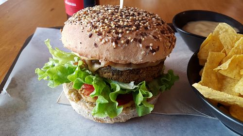 Wild burger at The Wild Note in Bordeaux