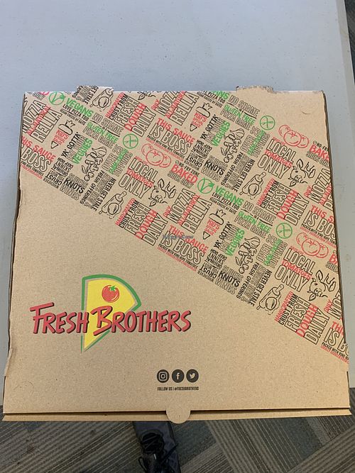 This place legitimately caters to vegans. And pizza was great at Fresh Brothers in San Diego