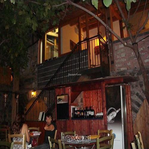 Garden area at night at Haiku in Catania