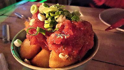 Patatas bravas at Ojo Rojo in Bournemouth
