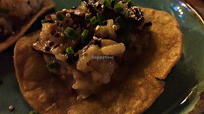 Mushroom tostadas at Ojo Rojo in Bournemouth