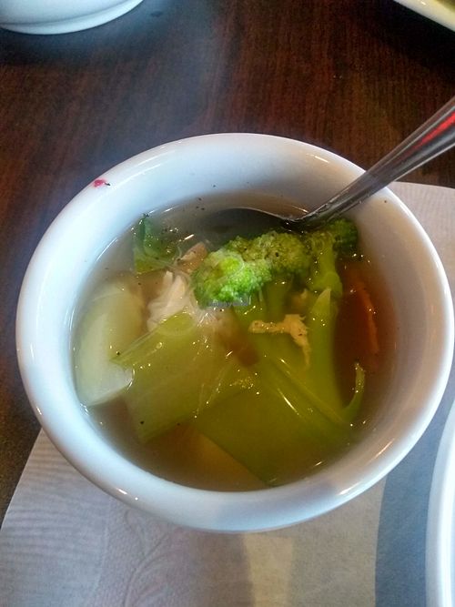 soup at Thai Vegan in Beverly Hills