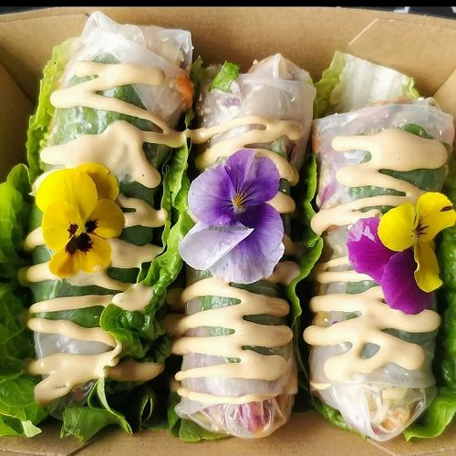 Summer rolls at Harissa in Hobart