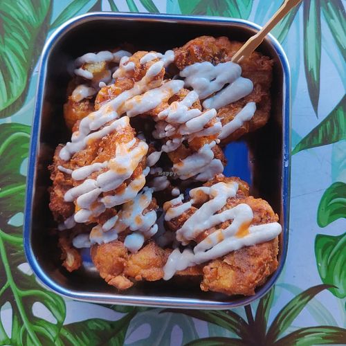 Kentucky Fried Cauliflower with Ranch and Buffalo sauces at Harissa in Hobart