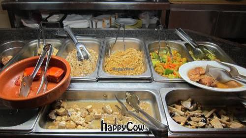 And ... one more view of the buffet! at Loving Hut in Malaga