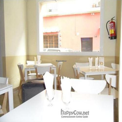 Very cozy, very inviting.  Great atmosphere of love and happiness! at Loving Hut in Malaga