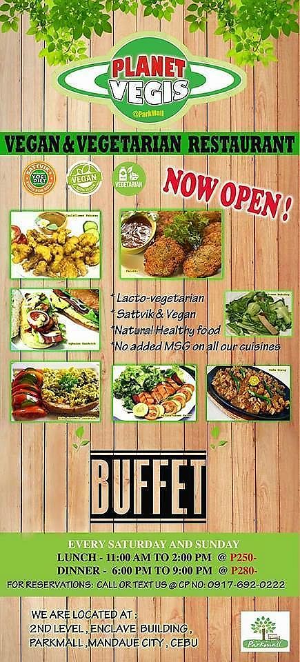 all Vegan at Planet Vegis - ParkMall in Cebu