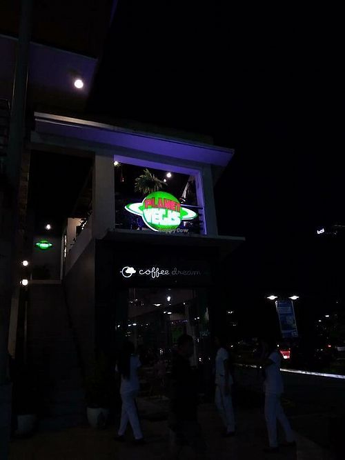 easy to find night view
 at Planet Vegis - ParkMall in Cebu