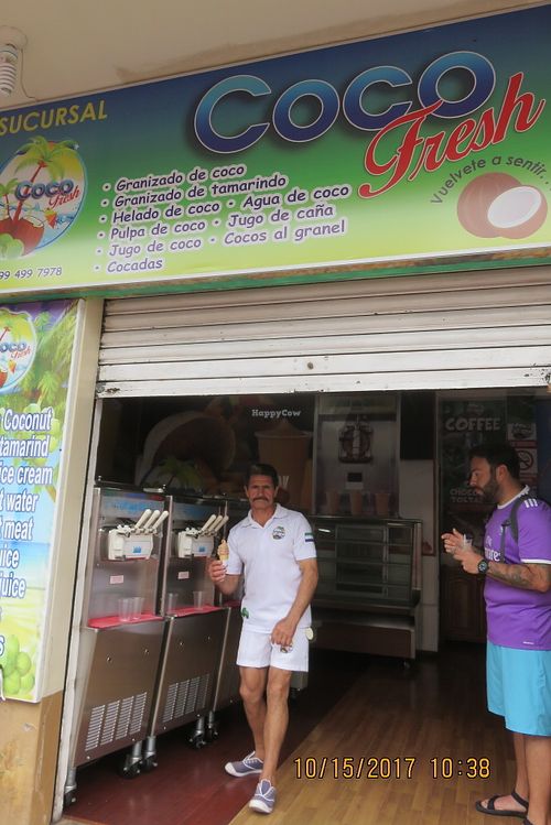 front at Coco Fresh in Puerto Ayora