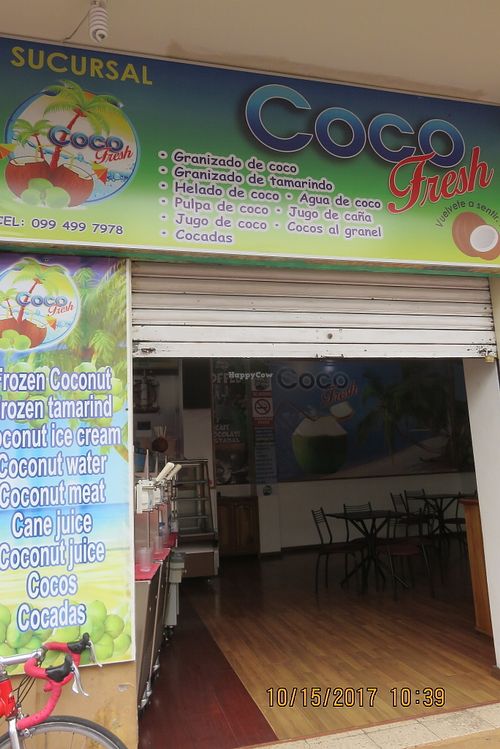 entrance at Coco Fresh in Puerto Ayora