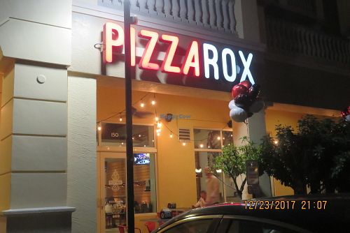 front at Pizza Rox in Boynton Beach