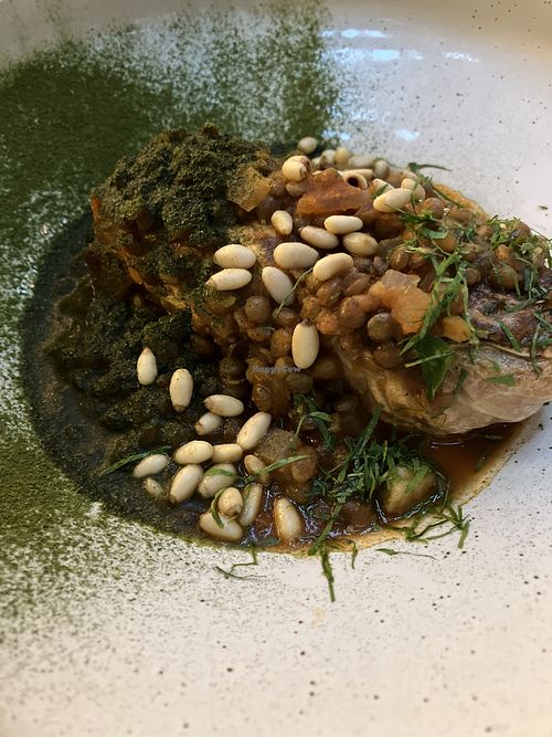 Stuffed roasted cabbage #Veganuary at Alibi in Sydney