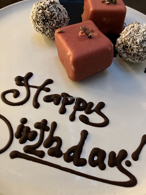 Birthday dessert #Veganuary at Alibi in Sydney