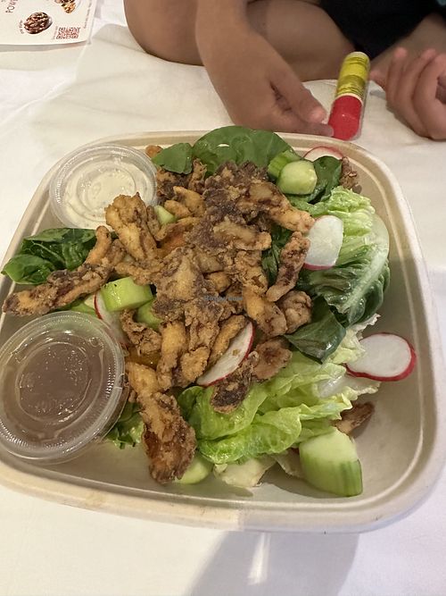 Mushroom salad  at PLANTA in Miami Beach