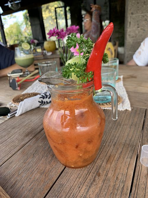 Mary's tonic natural ingredients at Zest Ubud in Ubud