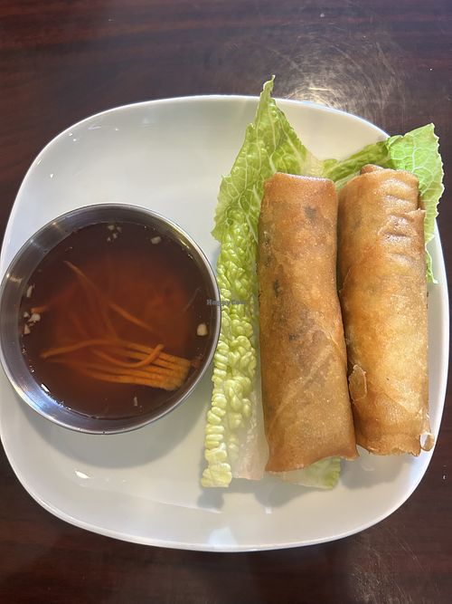 Golden rolls - comes with 4   at Noble Vegetarian in Sacramento