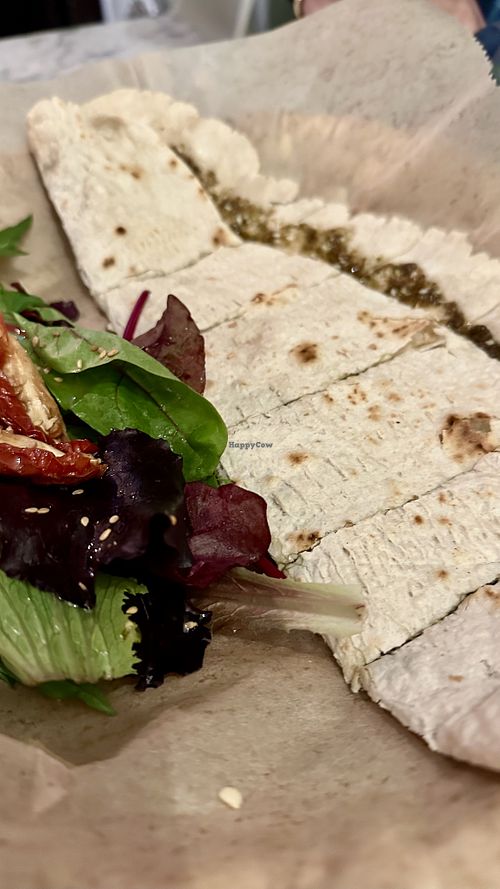 Za’atar flatbreadd  at SAJ in Nice