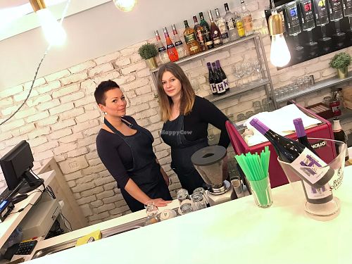 the girl stuff... at Veganeria in Budapest