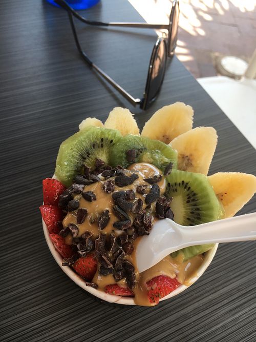 Ain’t ‘nothin’ butter bowl  at Acai Brothers in Noosa Heads