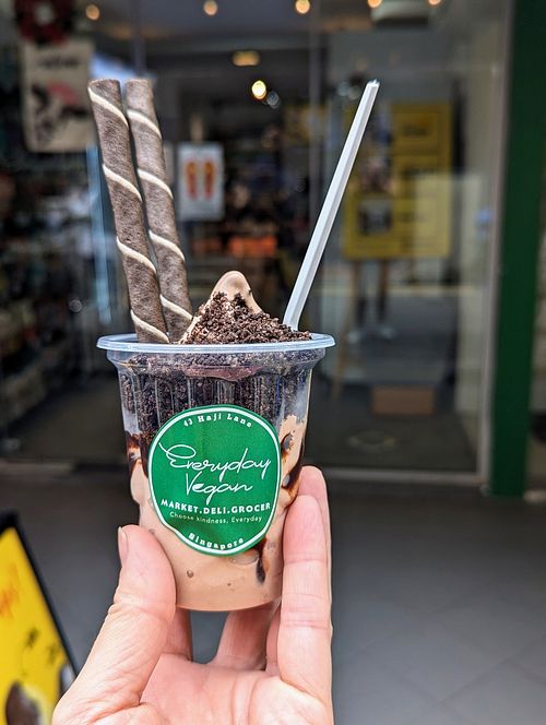 Oreo sundae at Everyday Vegan Grocer - Online only in Central Singapore