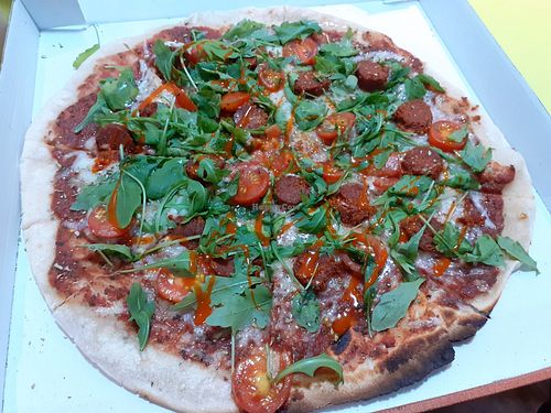 Pizza rustica at Valen Pizza in Valencia