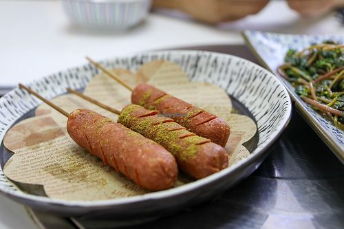 sausages at Wutai Yun in Beijing