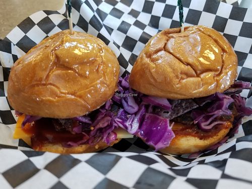 vegan sliders at The Vegan Hooligans - Pop-up in Los Angeles