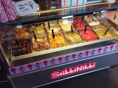 A variety of flavours on offer at StikkiNikki - Mariatorget in Stockholm