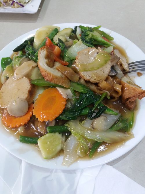 Braised mixed fresh veggies at Loving Hut in Cabramatta