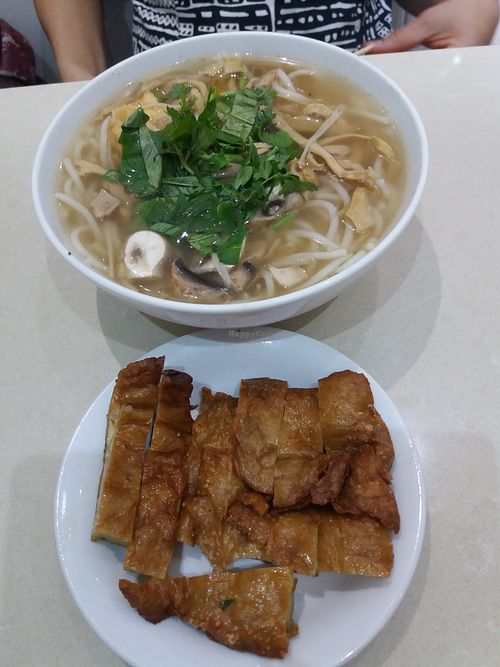 Bamboo soup at Loving Hut in Cabramatta