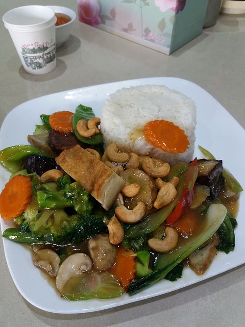 Mixed braised veggies. at Loving Hut in Cabramatta