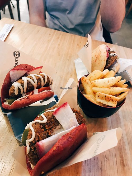Vegan Falafels at BunCo - Bakırkoy in Istanbul