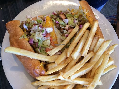 Cheesesteakless hoagie at Colonial Diner in Woodbury