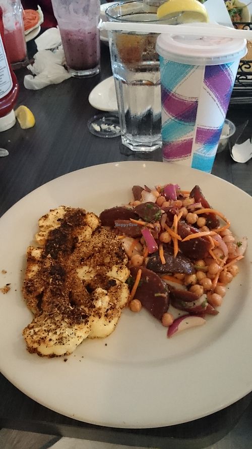 Blackened cauliflower  at Colonial Diner in Woodbury