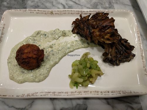 Seared Maitaki Mushroom at Fancy Radish in Washington