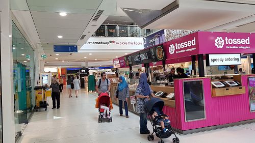 Shopping Centre at Tossed - Broadway in South West London
