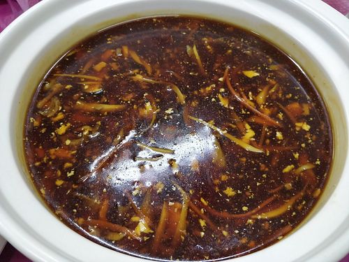 Fuzhou egg soup but without egg 福州蛋汤（不要蛋） at Variety Vegetarian in Yong Peng