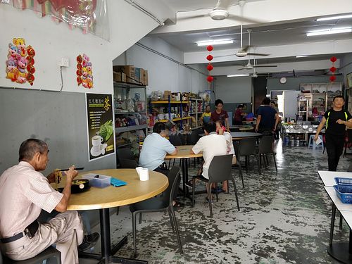 Restaurant interior at Variety Vegetarian in Yong Peng