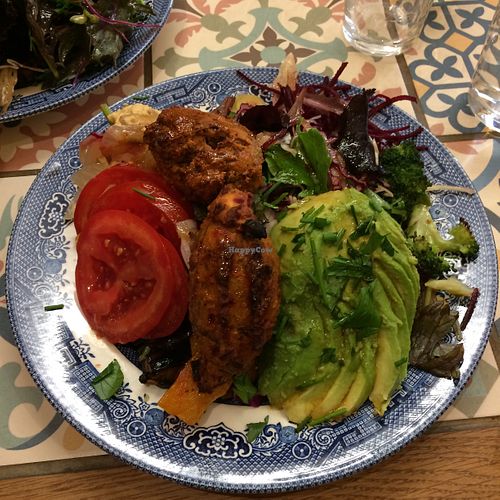 Falafel salad (VE/GF) at Rocket in Hereford