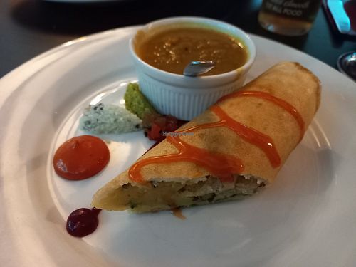 Masala dosa at Flavours by Kumar in Ramsgate