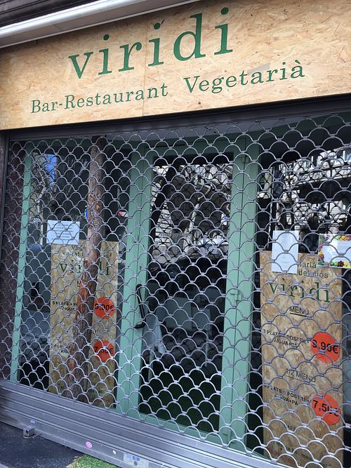 Front at Viridi - Francese Macià in Barcelona