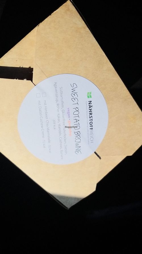 Take away Sweet Potato Brownie at Nährstoff-Reich in Bochum