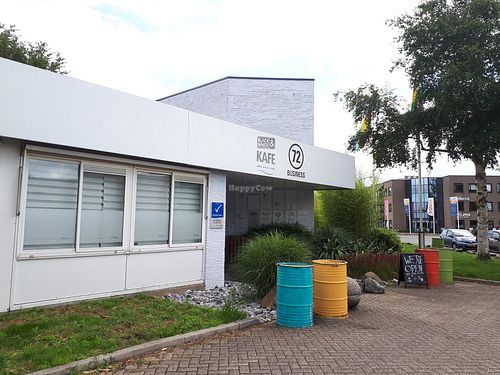 Outside at Black & White Kafe in Breda