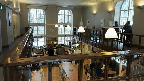 indoors picture from the second floor at The Local Culture in Jyvaskyla