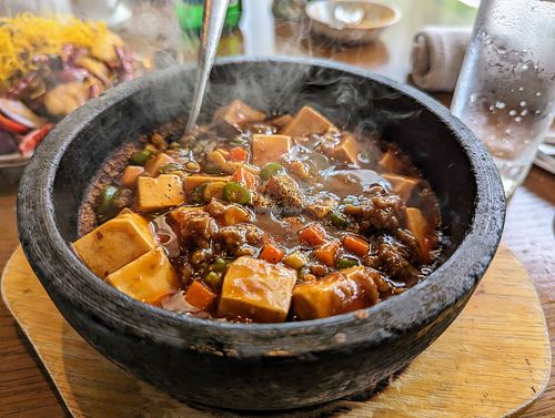 Impossible mapo tofu at Empress in Central Singapore