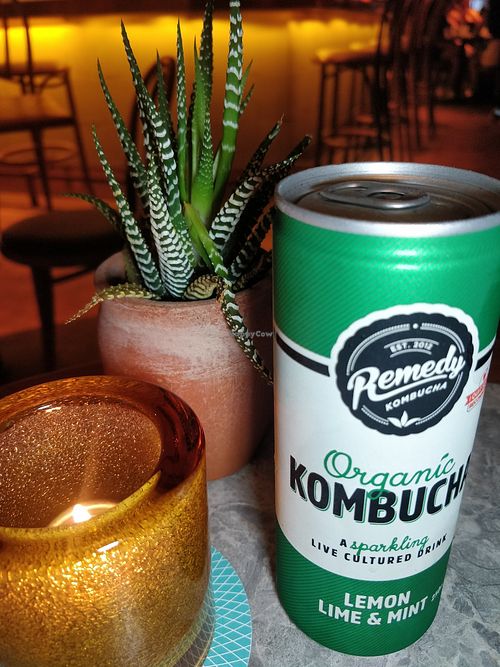 KOMBUCHA organic -
Lemon, Lime & Mint flavour $8 at Prive - Clarke Quay in Central Singapore